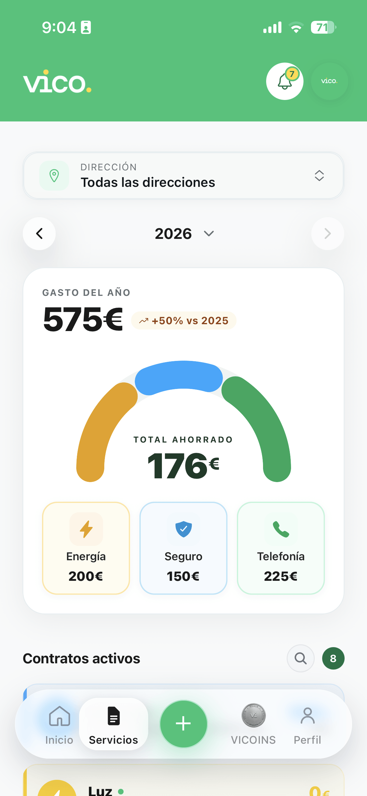 App VICO — tus servicios